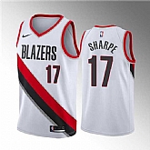 Portland Trail Blazers #17 Shaedon Sharpe White Association Edition Stitched Basketball Jersey Dzhi,baseball caps,new era cap wholesale,wholesale hats